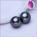 natural tahiti AAAA grade 10-11mm saltwater peacock black pearls